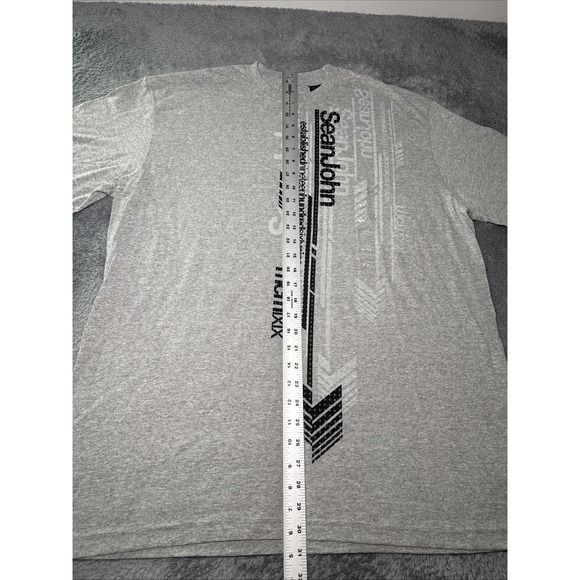 NWT Y2K VTG Sean John Men's XXL Grey Graphic T Shirt Short Sleeve Original Fit - Picture 11 of 16